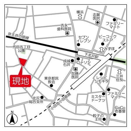 アンソレイエ下北沢の物件内観写真